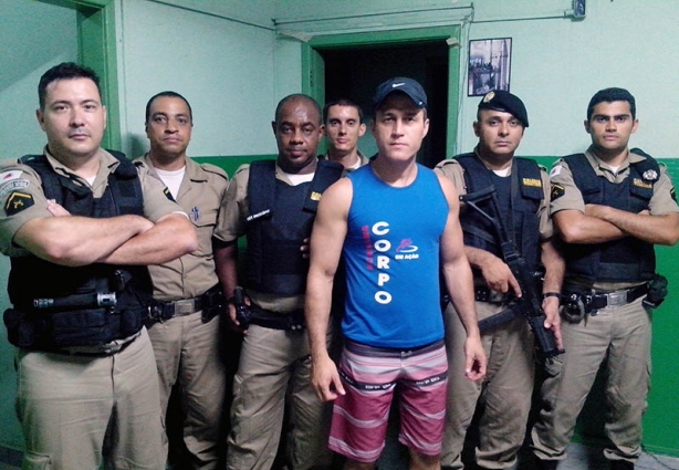O serviço de inteligência da PM levou à captura dos quatro suspeitos de roubo no centro de Cataguases
