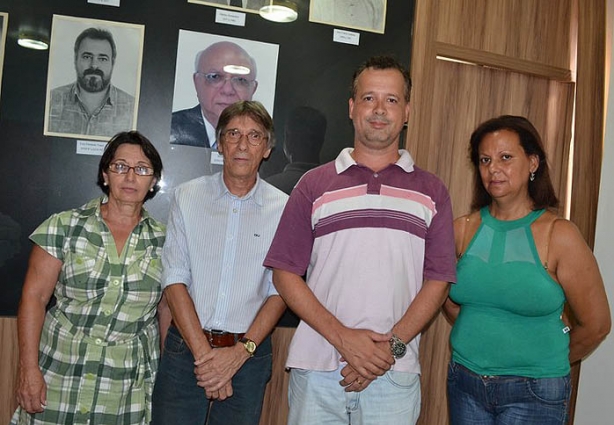 Humberto Lanzieri, Zeca Junqueira com as vencedoras do concurso de presépio