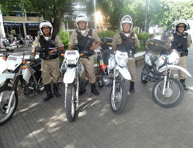 O Gepmor conta com oito policiais que utilizam motocicletas para atendimento mais r&aacute;pido