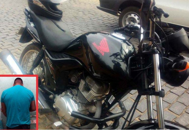 A moto roubada em Leopoldina e B.A.M. que a comprou de dois menores