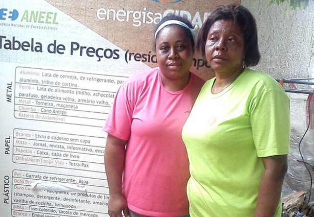 Moradoras em Cataguases estiveram no stand da empresa para participar do programa