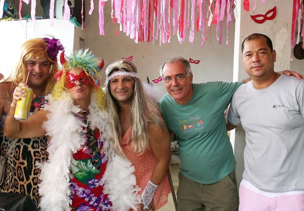 O Bloco das Guencas animou os moradores do Bairro Bandeirantes