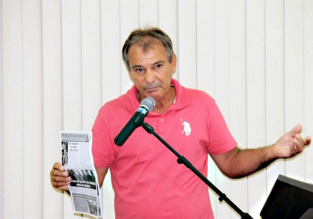 O vereador Paulo Aritana ficou ofendido com texto publicado por Serafim
