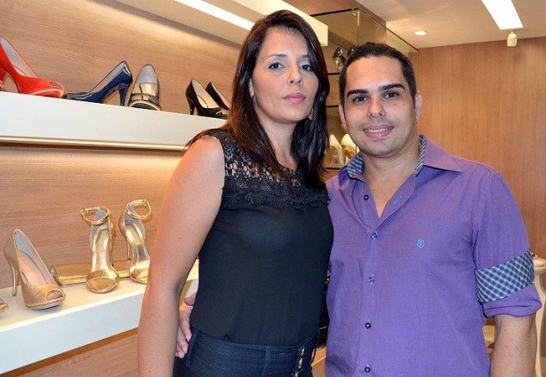 Tatiana e Sílvio, proprietários da Sarah Shoes: "nossa preocupação é com a qualidade e a satisfação de nossos clientes"