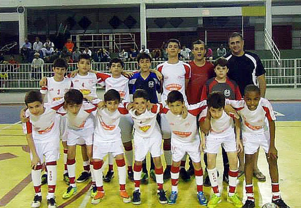 Atletas do futsal sub-11 do Remo: ansiosos pela estreia no campeonato mineiro