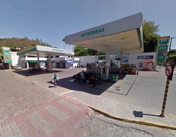Dois rapazes assaltaram o Posto Vila Tereza no meio desta manh&atilde; (Foto reprodu&ccedil;&atilde;o do Google Street View)