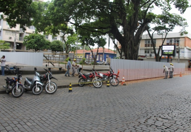 A praça Rui Barbosa, passa por sua primeira reforma desde sua inauguração, em 1957