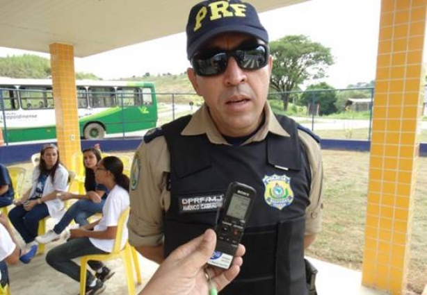 Américo Cabral, chefe da Delegacia de Polícia Rodoviária Federal em Leopoldina