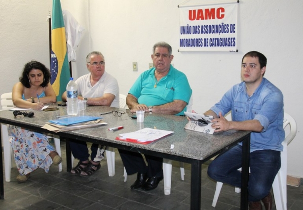 O prefeito Cesinha participou de encontro com representantes das Associações de Moradores
