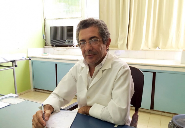 O diretor da Gerência Regional de Saúde de Leopoldina, Pedro César Martins, está divulgando a Conferência Municipal de Saúde