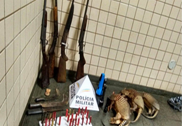 As apreensões visam diminuir os crimes com arma de fogo na região