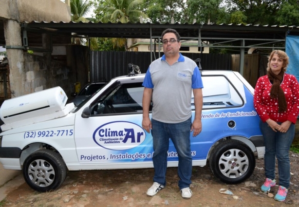 Antônio José e Luciana, da Clima Ar: qualidade do serviço e a saúde do cliente em primeiro lugar