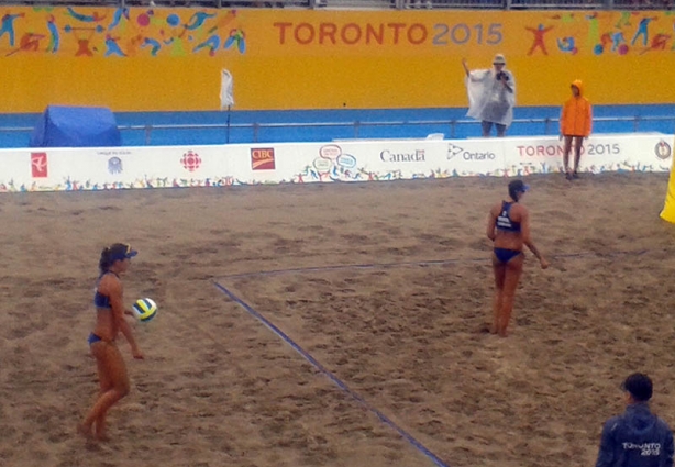 A dupla Carolina Horta e Liliane Maestrini venceu a segunda partida nos Jogos Pan-Americanos