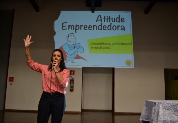 Daniela Augusta mostrou ao público alguns ensinamentos para alcançar o sucesso profissionalmente