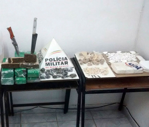 A droga foi apreendida dentro de casa em Guarani