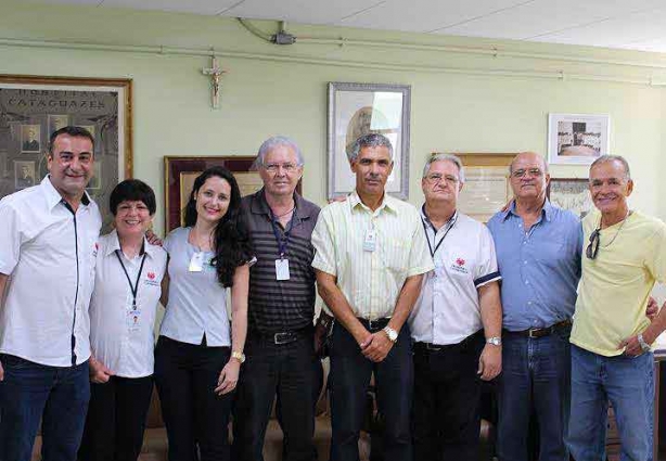Os parceiros da primeira reforma do quarto do Hospital de Cataguases que começar nos próximos dias