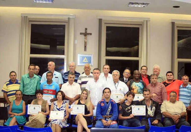 Os homenageados do mês de fevereiro pelo Poder Legislativo de Cataguases