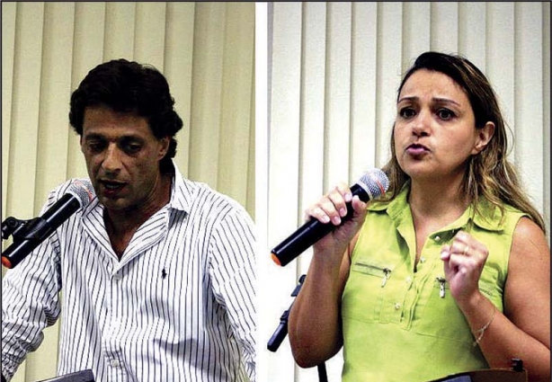 Geraldo Júnior e Simone Tavares falaram a situação do trânsito e do mototáxi em Cataguases