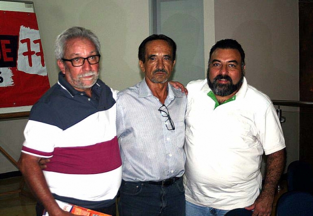 José Eduardo Machado, José Isaac de Moraes e Dr. Grillo, durante a solenidade da lançamento da pré-candidatura