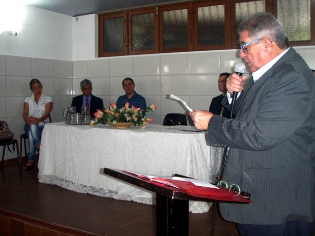 O prefeito Cesinha elogiou o projeto AdoleSer e a Educa&ccedil;&atilde;o em seu governo durante pronunciamento no evento