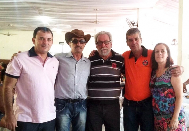 Isaac Morais recebeu os trabalhadores da Mineração e também lideranças regionais na festa deste domingo