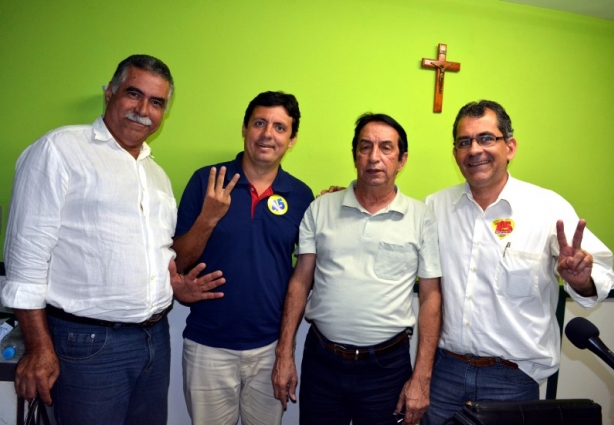 Da esquerda para a direita: Antônio Hulk, Willian Lobo de Almeida, Sousa Mendonça e Fernando Pacheco