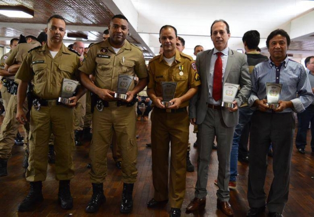 A solenidade homenageou diversas personalidades que ajudaram a elevar o nome da Polícia Militar