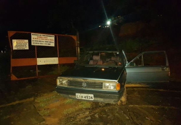 O pátio do Detran-MG foi alvo da ação de um bando de criminosos que a polícia acredita iria praticar outro crime em Miradouro