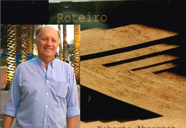 O músico e compositor Roberto Abramson, no destaque, lança CD de músicas variadas e livro de poemas nesta sábado  