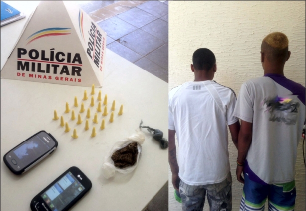 A droga apreendida e os rapazes detidos foram encaminhados para a Delegacia de Polícia Civil de Cataguases
