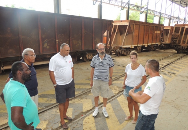 O Projeto Trem da Terra ganha reforço com a cessão da oficina para reparar as locomotivas e vagões que serão colocados em uso