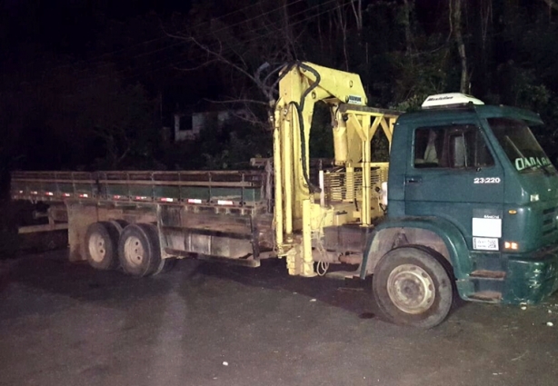 Polícia Civil obteve pistas seguras sobre o paradeiro do caminhão e o encontrou em Manhuçu