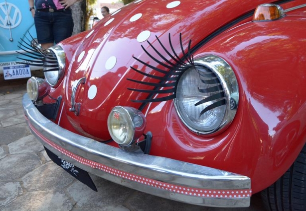 O Fusca estilo Minie, veio de Petrópolis, e chamou a atenção do público que passou pela Avenida