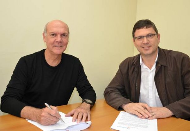 Eduardo Mantovani, diretor-presidente da Energisa Minas Gerais, e José Fernando Antunes Milane, Secretário de Educação