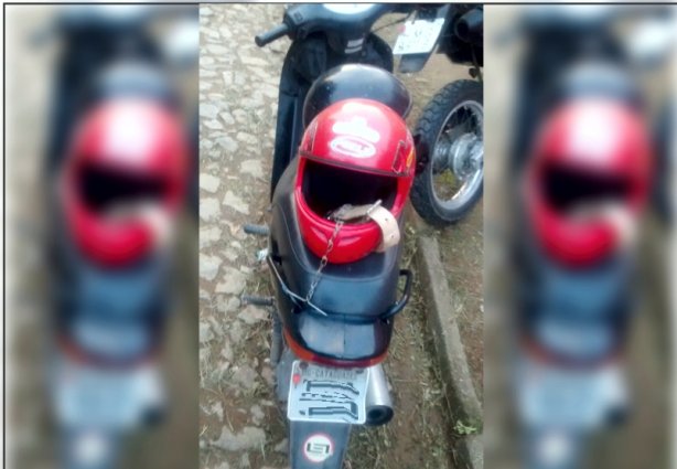 A moto Biz Honda foi recuperada por ações dos policiais do Grupo GEPMOR e de Itamarati de Minas