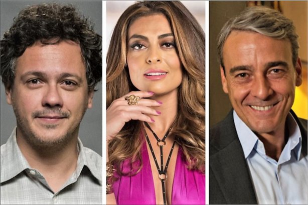 Os atores Danton Mello, Juliana Paes e Alexandre Borges, est&atilde;o no elenco do filme