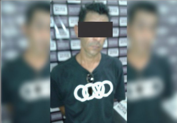 Ele foi reconhecido por policiais enquanto circulava pelas ruas do Centro de Leopoldina