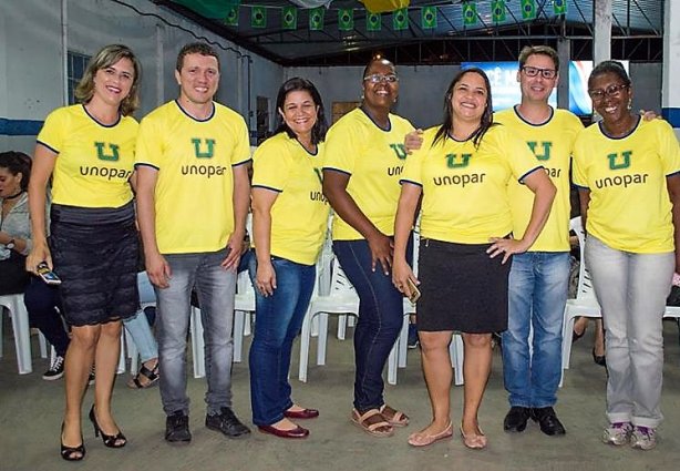 A união da equipe marcou a organização desta Semana Acadêmica da Unopar
