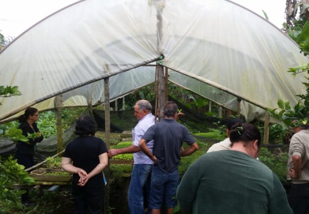 O curso "Produção Agroecológica de Mudas de Hortaliças" foi ministrado pela extensionista da Emater/MG, Maria da Consolação Rosado Martins