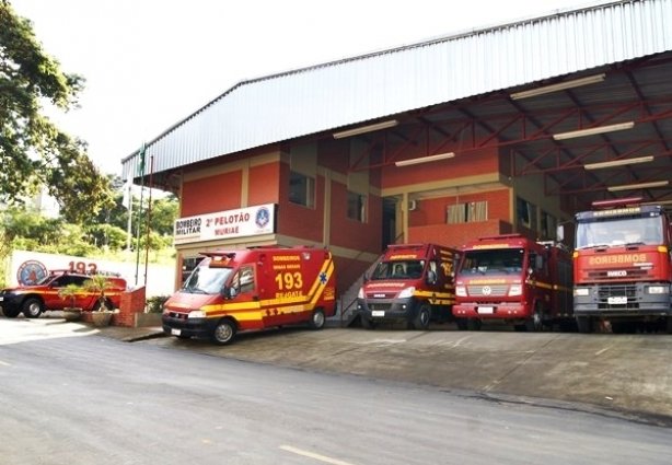 Sede da Unidade de Corpo de Bombeiros Militar de Minas Gerais em Muriaé