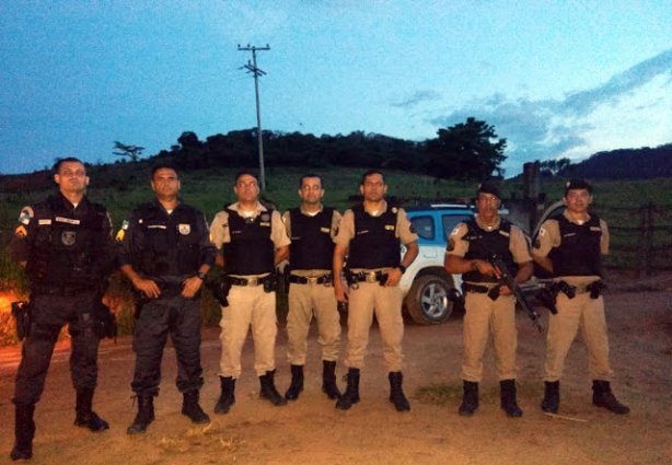 Policiais de Estrela Dalva, Volta Grande e de Carmo participaram da operação que prendeu os suspeitos