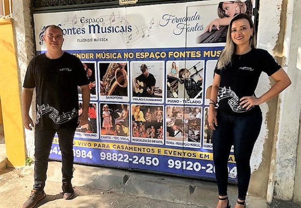O Espaço Fontes Musicais funciona na Vila Domingos Lopes e funciona de segunda a sábado