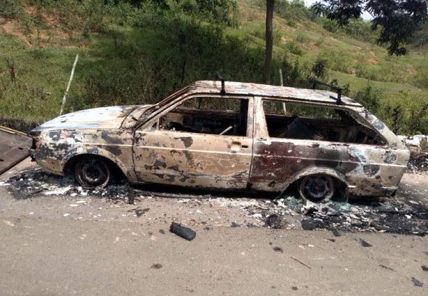 A Parati ficou totalmente destruída e abandonada na estrada da EMPA