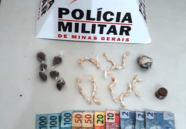 As drogas e o dinheiro que estava com a dupla foram apreendidos pelos militares