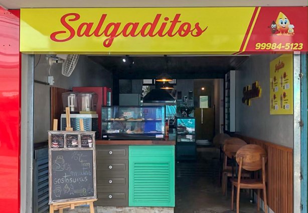 Salgaditos agora disponibiliza um espaço acolhedor para fazer um lanche sozinho ou com a família