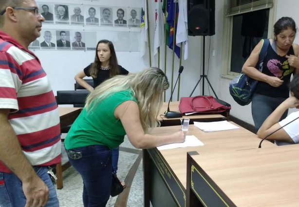 A assembleia aconteceu na Câmara Municipal de Cataguases na noite de 24 de abril